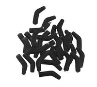 harayaa 30 Uds. Mangas alineadoras de línea de Aparejo de Pelo, Anzuelo de Pesca, alineador de línea Corta, portátil, anzuelos de Pesca de Carpa para Pesca en, Negro