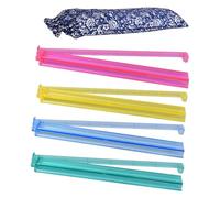 harayaa 4 Piezas Soporte de Mahjong Porta Fichas Rack con Empujador Diseño Resistente Material PS Reutilizable Adecuado para Fiestas Reuniones Sociales