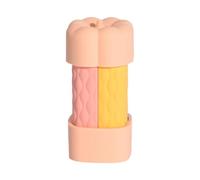 harayaa 4x botellas de champú de viaje de silicona, contenedores vacíos de loción, artículos de tocador compactos a prueba de fugas de 2 para hombres y, Rosa