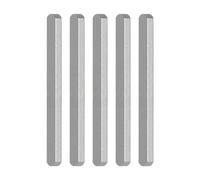 harayaa 5 Placas de Acero para Chaleco Lastrado, Cabeza Redonda, Placas de Entrenamiento de Fuerza con Peso para Caminar, 15 Cm X 2.5 Cm X 0.7