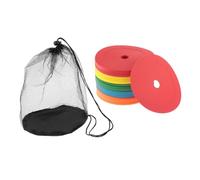 harayaa 50 Conos Planos de Suelo, Antideslizantes de 6 Pulgadas, para Entrenamiento de Fútbol, para Equipos Deportivos y Entrenadores, Carreras de Obstáculos