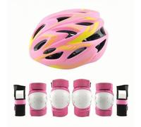 harayaa 7 Piezas Casco Bicicleta para Niños | Table, Kit Casco y Rodilleras, Confiable, Procción para Patineta, Depors Al Libre, Principians, M