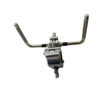 harayaa Abrazadera para Rack de Batería, Abrazadera para Soporte de Platillos, Clip de Montaje de Tubo, Tornillos, Varilla Ajustable en Forma de L Doble, Abra, Style a