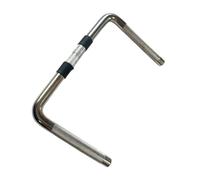 harayaa Abrazadera para Rack de Batería, Abrazadera para Soporte de Platillos, Clip de Montaje de Tubo, Tornillos, Varilla Ajustable en Forma de L Doble, Abra, Style C