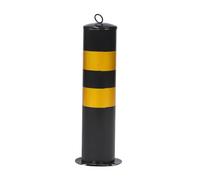 harayaa Accesorios de Bolardo Seguro Diseño Fijo de Metal Cepo Parking Barreras Bolardos de Seguridad para Parking 20" H para Carriles de Calle de Comunidades Residenciales