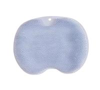 harayaa Alfombrilla para fregar pies en ducha, almohadilla para limpiar espalda, almohadilla para lavar el baño que ahorra espacio, herramienta para, Azul