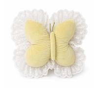 harayaa Almohada Cervical con Forma de Mariposa, Almohada para Reposacabezas de Coche, Diseño Ergonómico Y Creativo, Relleno de Felpa Epe, para Mujeres Y Uso, Amarillo
