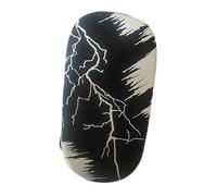 harayaa Almohadilla de Boxeo para Entrenamiento de Artes Marciales Escudo de Patadas Taekwondo Absorción de Impactos Acolchado PU Resistente Adecuada para, Blanco Negro