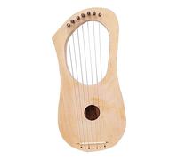harayaa Arpa de 7 cuerdas, juego de bricolaje de 7 cuerdas de arpa, para limpiar el juego de bricolaje de 7 cuerdas, para principiantes,