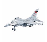 harayaa Avión de de Aleación Juguete Jet Militar Metálico Interactivo con Retroceso Manual Adecuado para Niños Regalo, F16