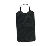 harayaa Babero para adultos para comer, lavable, reutilizable, para hombres y mujeres, 29,5 x 17,7 pulgadas, para comer durante la comida, babero impermeable, Negro