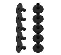 harayaa Batería Recambio Manga Plástica para Platillo Manguito Protector Contra Desgaste Base Estable Diseño con Disco con y Tubo Adecuado para