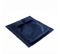 harayaa Bedding Colección de Ropa de Cama Juego de Almohadas Sábanas Edredón Miniatura Hecho a Mano Accesorio Muñeca Compatible con Diorama Dormitorio, Azul Terciopelo