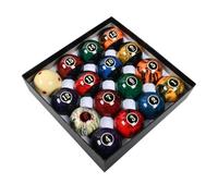 harayaa Billiard Balls Pack Bolas de Billar Americano Pelotas Resina Gran Resistencia Acabado Equilibrado Precisión Golpeo, TP-B110 - Bolas De Cristal De Ensueño