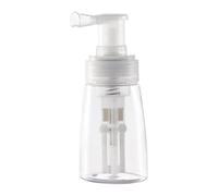 harayaa Botella pulverizadora de polvo recargable, contenedor de polvo seco portátil de 140ml, soplador de polvo vacío para viajes, hogar, salón de belleza, Borrar a