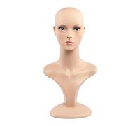harayaa Busto de maniquí femenino con soporte para peluca y hombros para estilistas de tiendas en casa, Style C