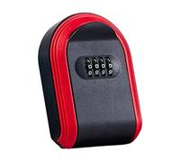 harayaa Caja para Llaves, Caja de Almacenamiento de Llaves, Organizador de Llaves, de Montaje en Pared, para Oficinas de Administración de Propiedades, Rojo