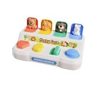 harayaa Causa Y Efecto Juguete Desarrollo Temprano Juguete de Animal Interactivo para Niños para Bebés
