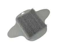 harayaa Cepillo de depuración de la colchoneta del pie de la ducha para hombres y mujeres removedoras de callus en casa, Gris