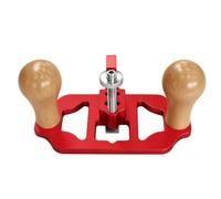 harayaa Cepillo para Carpintería Cepillo Manual Garlopa Herramienta de Carpintero Cepillo de Bloque con Tornillo Central y Rueda Moleteada para Control de