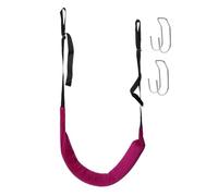 harayaa Cinturón retractor lumbar con correa elástica de tracción, ligero, para uso en el hogar, en la oficina, para colgar y resistente dispositivo de, con Gancho Violeta