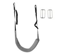 harayaa Cinturón retractor lumbar con correa elástica de tracción, ligero, para uso en el hogar, en la oficina, para colgar y resistente dispositivo de, con Hebilla Gris
