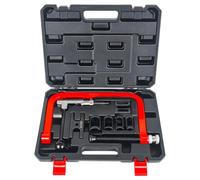 harayaa Compresor de de Válvula Kit Completo para Servicio de Motor Extractor con Marco en V Acero al Carbono con Maletín con Compartimentos Adecuado para Mantenimiento Reconstrucción