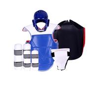 harayaa Conjunto de 5 Piezas de Equipo de Protección para Taekwondo, Protectores de Entrepierna Acolchados, Equipo de Karate para Sparring Y Muay Thai, M