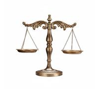harayaa de Justicia Estatua de Hierro Clásica Ornamentación con Acabado Envejecido y Base Estable para Despachos Jurídicos Decoración del Hogar Salas de Conferencias Bibliotecas, Retro Dorado