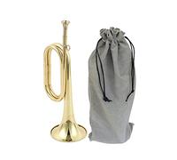 harayaa de latón con boquilla, Instrumento de música, Trompeta de caballería Scout Bugle para principiantes, estilo b