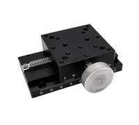 harayaa Deslizante de Laboratorio Etapa Lineal Manual Mesa de Traslación con Guía Precisa y Escala Grabada Diseño Estable Base Lineal Apta para Óptica Calibración Alineación, LWX60-L100