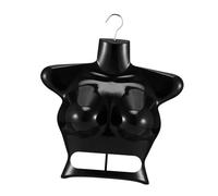 harayaa Elegante Expositor para Ropa de Mujer en Forma de Busto, Negro, Individual