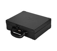 harayaa Estuche de herramientas de peluquería para barbería, estuche de transporte de gran capacidad, portátil, para tijeras de pelo, peine y caja con