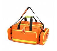 harayaa Estuche Médico Impermeable Mochila Botiquín Maletín Emergencias Bolsa Paramédico con Compartimentos Seguros Organización Rápida Material TPU y Oxford, Array, Naranja