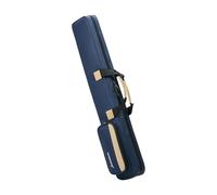 harayaa Estuche para Tacos de Billar (Junta de 1/2 Pulgada), Estuche Portátil para Tacos de Snooker de 3 Agujeros, 4 Ejes Y 7 Agujeros, Azul Oscuro