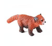 harayaa Figura Infantil Animal Decorativo Juguete Educativo Miniatura Realista Modelo de Especies Apropiada para Enseñanza Infantil Proyectos Escolares, Rojo Red Panda