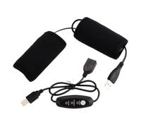 harayaa Funda Calefactable con Inrruptor mperatura 5 V Funda Calefactable con Cable USB Universal Cubierta Calentadora Manillar para Exrior