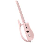 harayaa Guitarra Electrónica Inteligente sin Cuerdas con Altavoz Integrado y Partitura Interactiva para Principiantes Niños Adolescentes Adultos Acuado para Práctica Musical Regalo, Pink