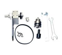 harayaa Herramienta de conversión de husillo para mini de mesa, conexión rápida, metal resistente, fácil de instalar, convertidor de conjunto de, con Pinza