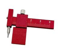 harayaa Herramienta de línea de talla de regla auxiliar de bricolaje con herramienta de medición de escala scriber equidistant scriber para mecánico