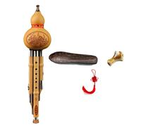 harayaa Instrumento de flauta Hulusi, instrumento de viento tradicional, flauta de cucurbitáceas para aprendizaje musical, tecla c