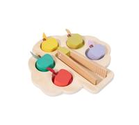 harayaa Juego Clasificación Preescolar Juego Motricidad con Pinza Seguro Clasificador Formas para Casa