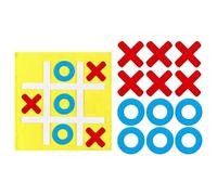 harayaa Juego de Mesa Infantil, Tablero de Ajedrez, Rompecabezas Interactivo de Fieltro Educativo, Ideal para Regalar, Decoración del Hogar, Juegos Nocturnos, Amarillo