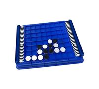 harayaa Juego de Mesa Reversi, Juego de Estrategia Clásico, Juguetes Educativos, Ajedrez Portátil, Piezas Reversibles, Ideal para La Interacción Entre Padres, sin Disco de penalización