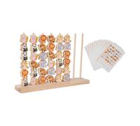 harayaa Juguete Apilable Y Clasificador de Formas con Colores de Animales para Mesa de Interior, para Niños Y Niñas.