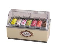 harayaa Kit para de Muñecas: Micro-, Miniatura de Postres Y Mostrador de Helados, Albaricoque, Individual
