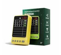 harayaa Learning Rompecabezas de Códigos Entrenador Mental Juego Educativo Juego de Cuerpo de con y Blancas Crecientes Formato Portátil de Mano y Adecuado, Amarillo