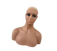 harayaa Mannequin Head Stand Prop profesional PVC Manikin Head Bird Body para sombreros de collar Capas de maquillaje Peluca