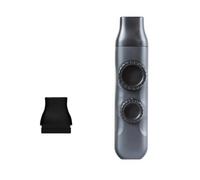 harayaa Mini Kazoo Flute Kazoo Mini Instrumento de Viento Silbato Juguete Efecto de con de Repuesto Construcción en Silicona Superficie Mate Cómodo de, Matte Obsidian Black
