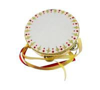 harayaa Pandereta de Ballet, accesorio de baile rojo, accesorio de baile de actuación de Ballet de mano para juegos, de baile educativo de vacaciones, 7 Inch